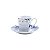 CJ 6 XÍCARAS DE PORCELANA P/CAFÉ C/PIRES LIMOGES ALLEGRO 120ml - Imagem 1