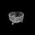 CJ 7 PCS DE CRISTAL P/SOBREMESA 1 BOWL GRRANDE E 6 BOWLS PEQUENOS GLORY - Imagem 4