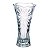 VASO FLORERO ACINTURADO EM CRISTAL ECOLOGICO D13XA24CM - Imagem 1