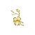 CJ 2 ANÉIS P/GUARDANAPO DE ZAMAC TREE STICK DOURADO 6X13cm - Imagem 2