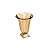 VASO DE CRISTAL C/PÉ PANEL AMBAR 25X35,5cm - Imagem 3