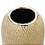 VASO DECORATIVO CERÂMICA DOURADO 15x35cm - Imagem 3