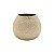 VASO DECORATIVO CERÂMICA DOURADO 16x13cm - Imagem 3