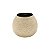 VASO DECORATIVO CERÂMICA DOURADO 16x13cm - Imagem 1