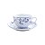 CJ 6 XÍCARAS DE PORCELANA P/CHÁ C/PIRES LIMOGES AUTUMN TREE 200ml - Imagem 1