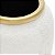 VASO DECORATIVO CERÂMICA DOURADO/BRANCO 16x8cm - Imagem 4