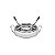 SALADEIRA DE AÇO INOX C/ALÇA E TALHERES VERONA 30CM - Imagem 2