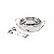 SALADEIRA DE AÇO INOX C/ALÇA E TALHERES VERONA 30CM - Imagem 3