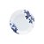 CJ 6 PRATOS FUNDOS DE PORCELANA LIMOGES EDEN BLEU 20CM - Imagem 1