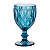 JG 6 TACAS DE VIDRO P/ AGUA DIAMOND AZUL 290ML - Imagem 3