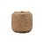 VASO DECORATIVO CERÂMICA DOURADO/TERRACOTA 15x15cm - Imagem 3