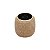 VASO DECORATIVO CERÂMICA DOURADO/TERRACOTA 15x15cm - Imagem 1