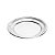 PRATO P/SOBREMESA DE AÇO INOX ELEGANCE 18CM - Imagem 1