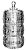 BOMBONIERE LIVERPOOL CRISTAL ECOLÓGICO COM 3 ANDARES 27.5CM - Imagem 1