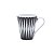 JG 6 CANECAS DE PORCELANA LIMOGES ALCHIME NOIRE 280ML - Imagem 1