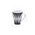 JG 6 CANECAS DE PORCELANA LIMOGES ALCHIME NOIRE 280ML - Imagem 3