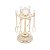 CJ 6 GARFOS PETISCO SUPORTE ZAMAC CRISTAL DOURADO 8x8x16 - Imagem 1