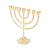 MENORAH 7 VELAS DOURADO 16,7CM - Imagem 3