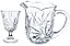 JG JARRA 1,3L C/6 TAÇAS 240ML HURRICANE CRISTAL ECOLÓGICO - Imagem 1