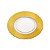 SOUSPLAT DE CRISTAL DOURADO 32,5X32,5X1,8cm - Imagem 1