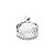 BOMBONIERE DE CRISTAL LOUISE TRANSPARENTE 11X11cm - Imagem 1
