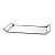 BANDEJA DE AÇO INOX MIRROR COM ALÇAS E ESPELHO 47X26CM - Imagem 1