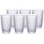 JOGO DE 6 COPOS AMELIE EM VIDRO 355ML A13CM - Imagem 1