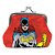 PORTA MOEDAS PVC DC BAT GIRL VERMELHO 9 X 8 X 1,5 CM - Imagem 1