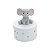 CAIXA REDONDA POLIRESINA ELEFANTE 8x8x10cm - Imagem 1