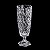 VASO DE CRISTAL C/PÉ ANGÉLICA 15X39,5CM - Imagem 3