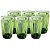 JOGO DE 6 COPOS BRETAGNE EM VIDRO 355ML A13CM COR VERDE - Imagem 1