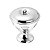 COMPOTEIRA DE VIDRO C/TAMPA E CONCHA DE AÇO INOX 21,5X20CM - Imagem 3