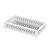 BANDEJA DE MADEIRA LAQUEADA BRANCO C/ESPELHO 32X18,5X4,5cm - Imagem 1