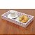 BANDEJA DE MADEIRA LAQUEADA ROSA C/ESPELHO 32X18,5X4,5cm - Imagem 4