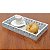 BANDEJA DE MADEIRA LAQUEADA AZUL C/ESPELHO 32X18,5X4,5cm - Imagem 4