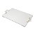 BANDEJA DE MADEIRA LAQUEADO BRANCO C/ALÇA FOLHADA ROSE 45X30X2cm - Imagem 2