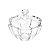BOMBONIERE DE CRISTAL C/TAMPA STAGE 14X17,5CM - Imagem 2
