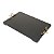 BANDEJA LAQUEADO PRETO C/ALÇA FOLHADA OURO 45X30X2cm - Imagem 1