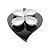 SUPORTE DE MADEIRA C/4 BOWLS DE PORCELANA LEAFES 31,5X23X4cm - Imagem 2