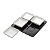 SUPORTE DE MADEIRA C/4 BOWLS DE PORCELANA 20x20x4cm - Imagem 2
