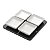 SUPORTE DE MADEIRA C/4 BOWLS DE PORCELANA 20x20x4cm - Imagem 3