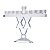 CANDELABRO MENORAH 9 VELAS ESTRELA DE DAVI 27CM - Imagem 1