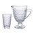 JOGO PARA REFRESCO 7 PECAS AMELIE EM VIDRO (1L+6X355ML) - Imagem 1