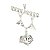 CANDELABRO ORNAMENTAL HANUKIAH PRATEADO DE ZINCO - Imagem 3
