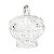 BOMBONIERE DE CRISTAL C/TAMPA REGENCE 11X12CM - Imagem 1