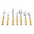 FAQUEIRO DE 42PC C/CABO DE PLÁSTICO BAMBOO - Imagem 4