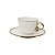 JG 6 XÍCARAS P/CHÁ C/PIRES DE PORCELANA EGG 200ML - Imagem 2