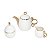JG 3PC P/CAFÉ DE PORCELANA EGG - Imagem 2