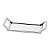 BANDEJA MIRROR AÇO INOX C/ ESPELHO 27,5X10,5CM - Imagem 2