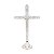 CRUZ DE LATÃO C/ BASE SEAP 57CM - Imagem 1